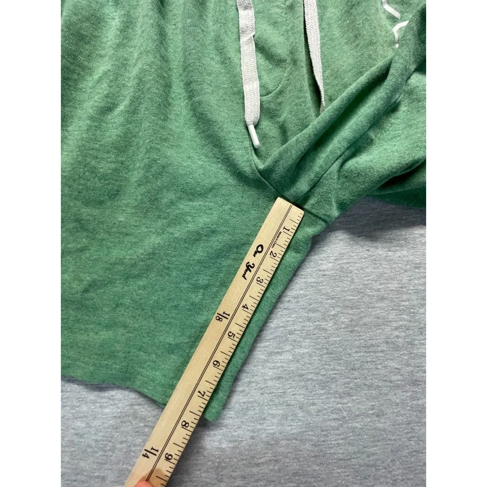 Calvin Klein Sweat Shorts Mens Medium Green Logo Streetwear Drawstring Waist